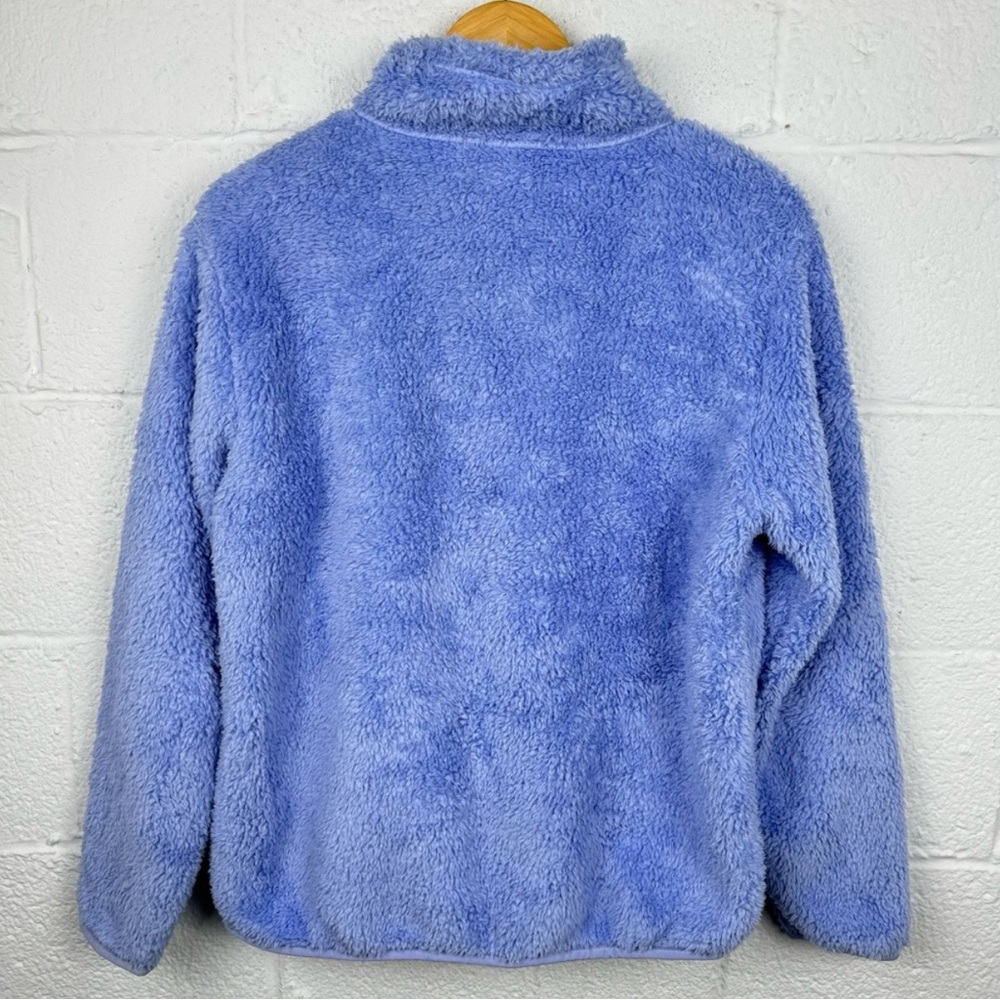 🩵 Patagonia Los Gatos 1/4 Zip Cozy Periwinkle Blue Fleece Pullover 🩵 - Picture 7 of 13